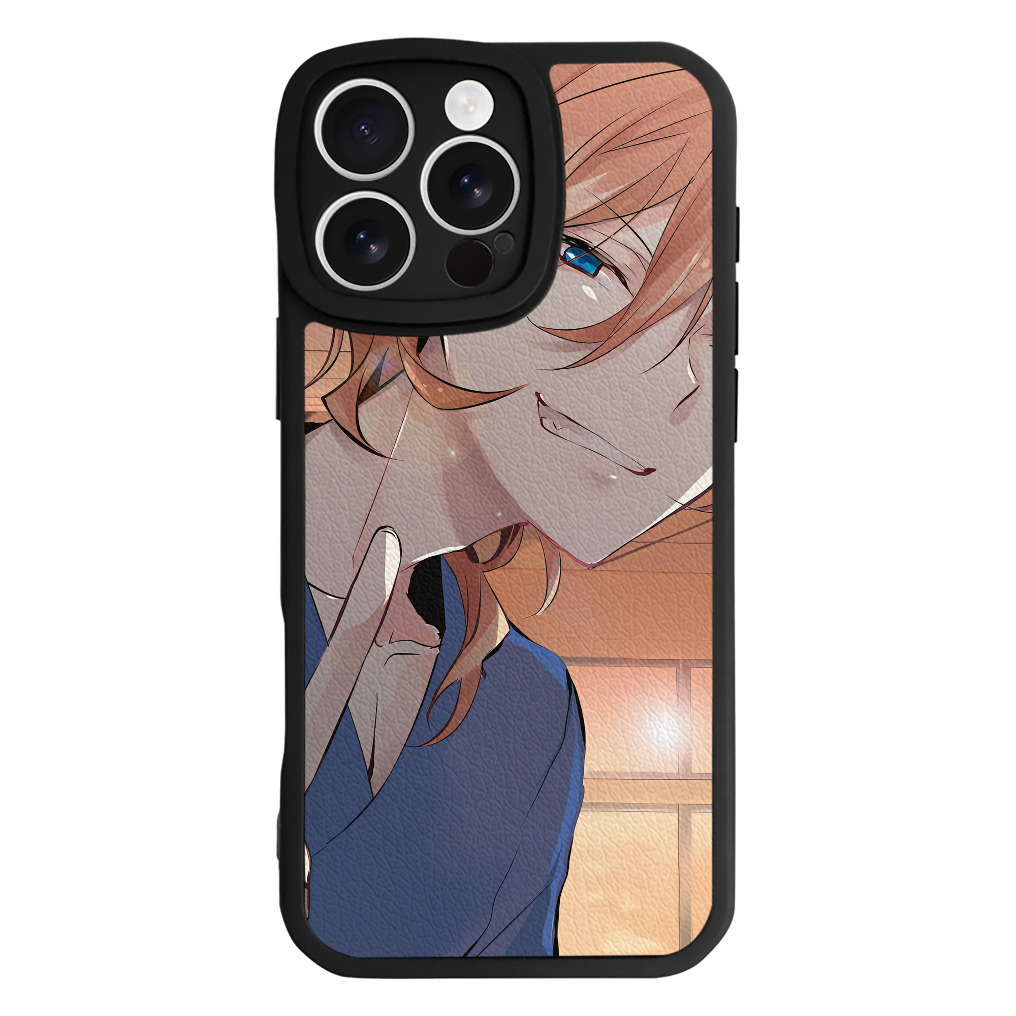 （画像用） 文豪ストレイドッグス Bungo Stray Dogs 【iPhone 16シリーズ対応】シリコンスマホケース（レザー調） 材質：シリコン